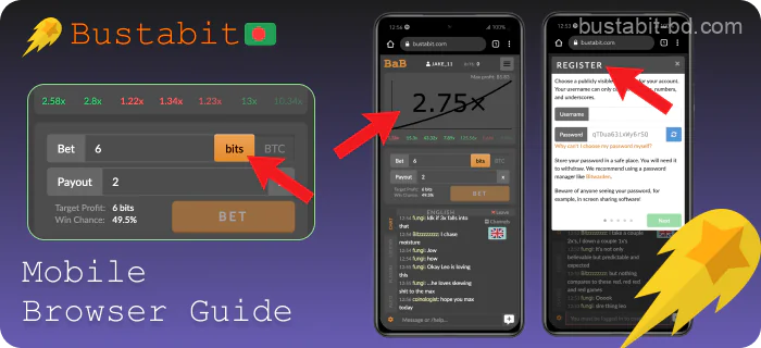 Bustabit Mobile Browser Guide for Bangladesh