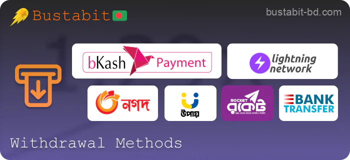 Bustabit Bangladesh Popular Withdrawal Methods