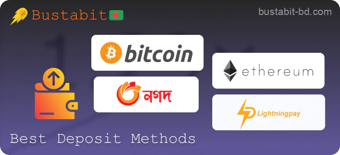 Best Banking Tools for Deposit on Bustabit Bangladesh