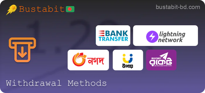 Bustabit Bangladesh Popular Withdrawal Methods